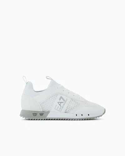 Ea7 Black And White Carbon Sneakers