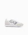 Ea7 Black And White Vintage Sneakers