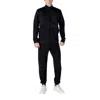 Ea7 Black Cotton Sweatsuit In Black