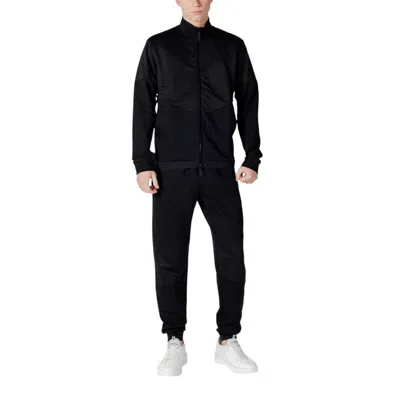 Ea7 Black Cotton Sweatsuit