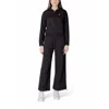Ea7 Black Cotton Tracksuit In Black