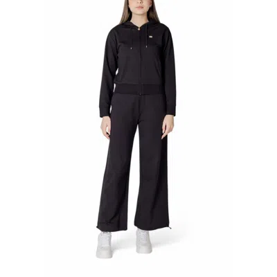 Ea7 Black Cotton Tracksuit