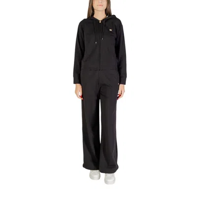 Ea7 Black Cotton Tracksuit