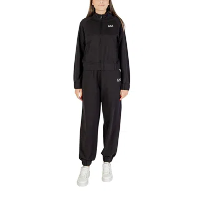 Ea7 Black Cotton Tracksuit