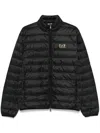 Ea7 Logo Short Down Jacket