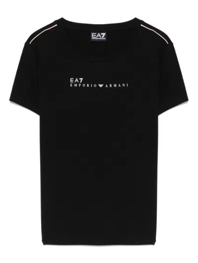 EA7 BLACK LOGO T-SHIRT