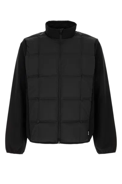 Ea7 Black Mock Collar Jacket
