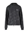 Ea7 Black Polyester Women's Jacket In Black