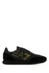 Ea7 Logo-print Low-top Sneakers In Black