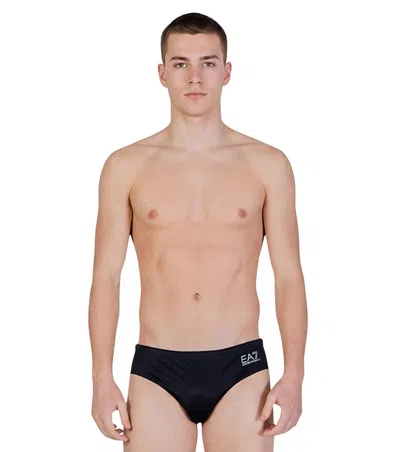 Ea7 Black Solid Briefs