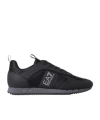 Ea7 Logo-print Low-top Sneakers In Black