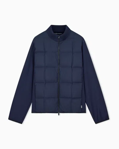 Ea7 Blouson Jacket Golf Pro With Down Padding And A Regular Fit In Blue