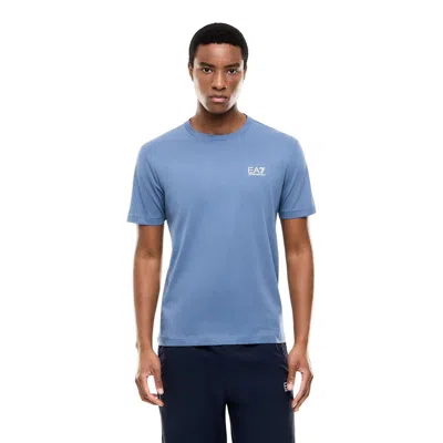 Ea7 Blue Cotton Sportswear