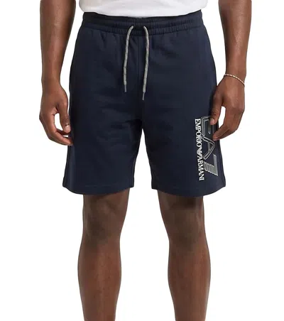 Ea7 Blue Logo Shorts