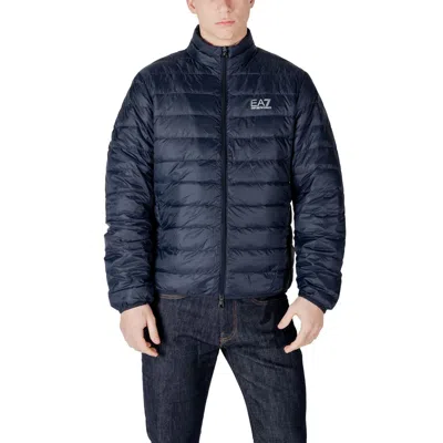 Ea7 Blue Polyamide Jackets & Coat