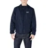 Ea7 Blue Polyester Jackets & Coat In Blue