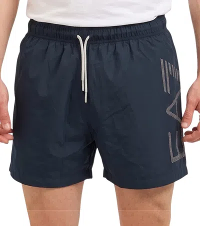 Ea7 Blue Solid Shorts