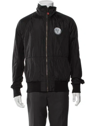 Pre-owned Ea7 Bomber Jacket In Black
