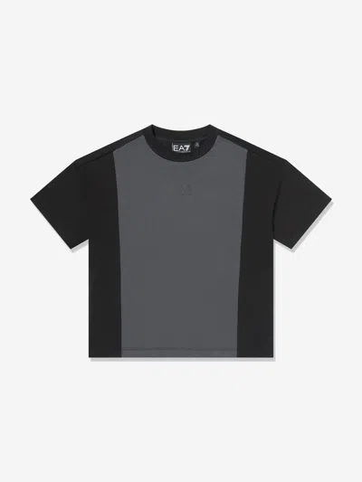 Ea7 Kids' Boys Colourblock Logo T-shirt
