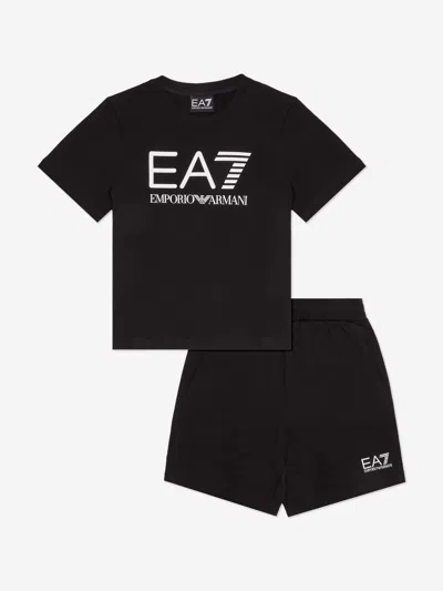 Ea7 Boys Logo Short Set