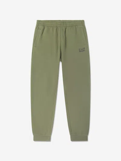 Ea7 Boys Train Core Id Joggers In Green