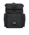 Ea7 Buckle Backpack In Black