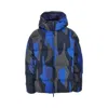 Ea7 Camouflage Ripstop Padded Jacket In Blue