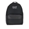Ea7 Canvas Backpack With Logo Print