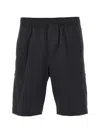 Ea7 Cargo Bermuda Shorts In Black