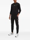 Ea7 Cargo Pocket Trousers In Black