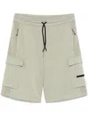 Ea7 Cargo Track Shorts In Green