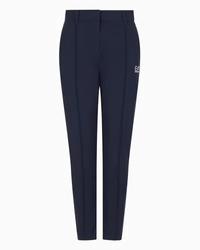 Ea7 Golf Pro Straight-cut Trousers In Lightweight Stretch Fabric