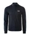 Ea7 Chest-logo Lightweight Jacket In Black