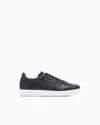 Ea7 Classic Cc Sneakers In Black