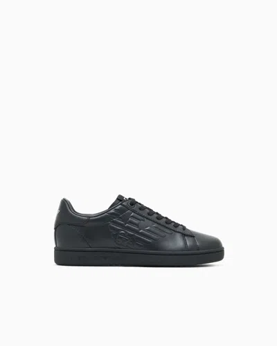 Ea7 Classic Cc Sneakers In Black
