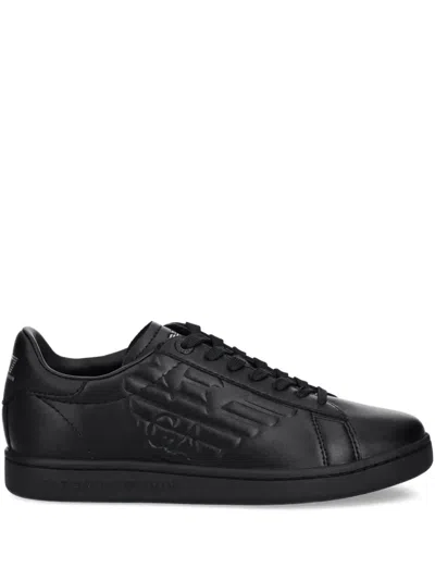 Ea7 Classic Cc Sneakers In Black