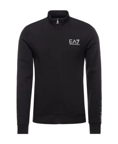 Ea7 Classic Logo Casual Jacket In Black