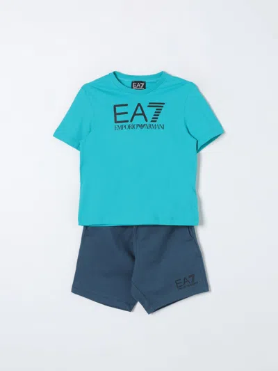 Ea7 Clothing Set  Kids Colour Green