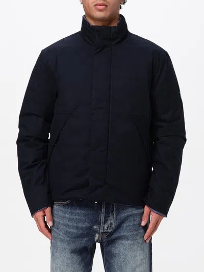 Ea7 Coat Men Color Blue