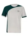 Ea7 Colour-block T-shirt In Green