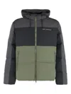 Ea7 Emporio Armani Puffer Jacket In Nylon In Green