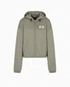 Ea7 Contemporary Sport Hooded Sweatshirt With Scuba Inserts