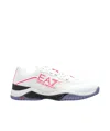 Ea7 Contrasting Low-top Trainers In White