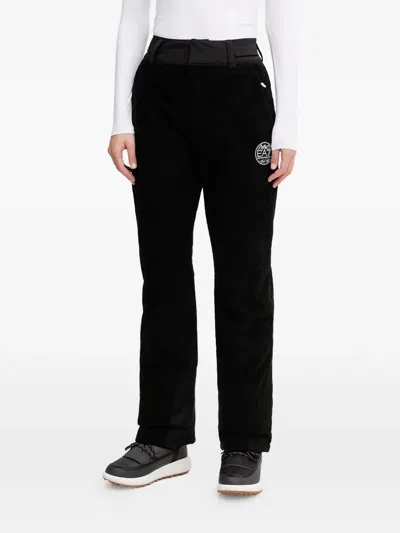 Ea7 Corduroy Ski Pants In Black