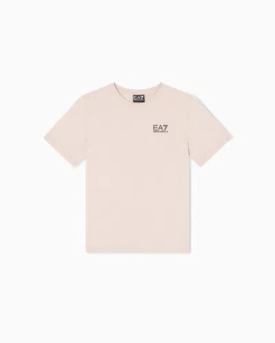 Ea7 Kids' Core Identity Boy Cotton Crew-neck T-shirt