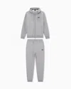 Ea7 Core Identity Cotton-blend Hooded Tracksuit