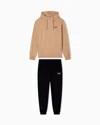 Ea7 Core Identity Cotton-blend Hooded Tracksuit