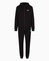 Ea7 Logo-print Track Jacket In Black
