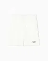 Ea7 Core Identity Cotton Crew-neck Sweatshirt In White