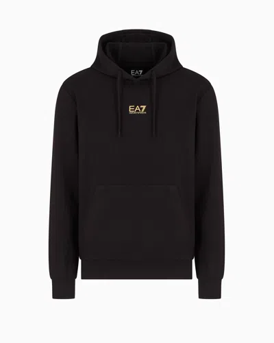 EA7 COTTON PULLOVER HOODED SWEATSHIRT FROM CORE IDENTITY